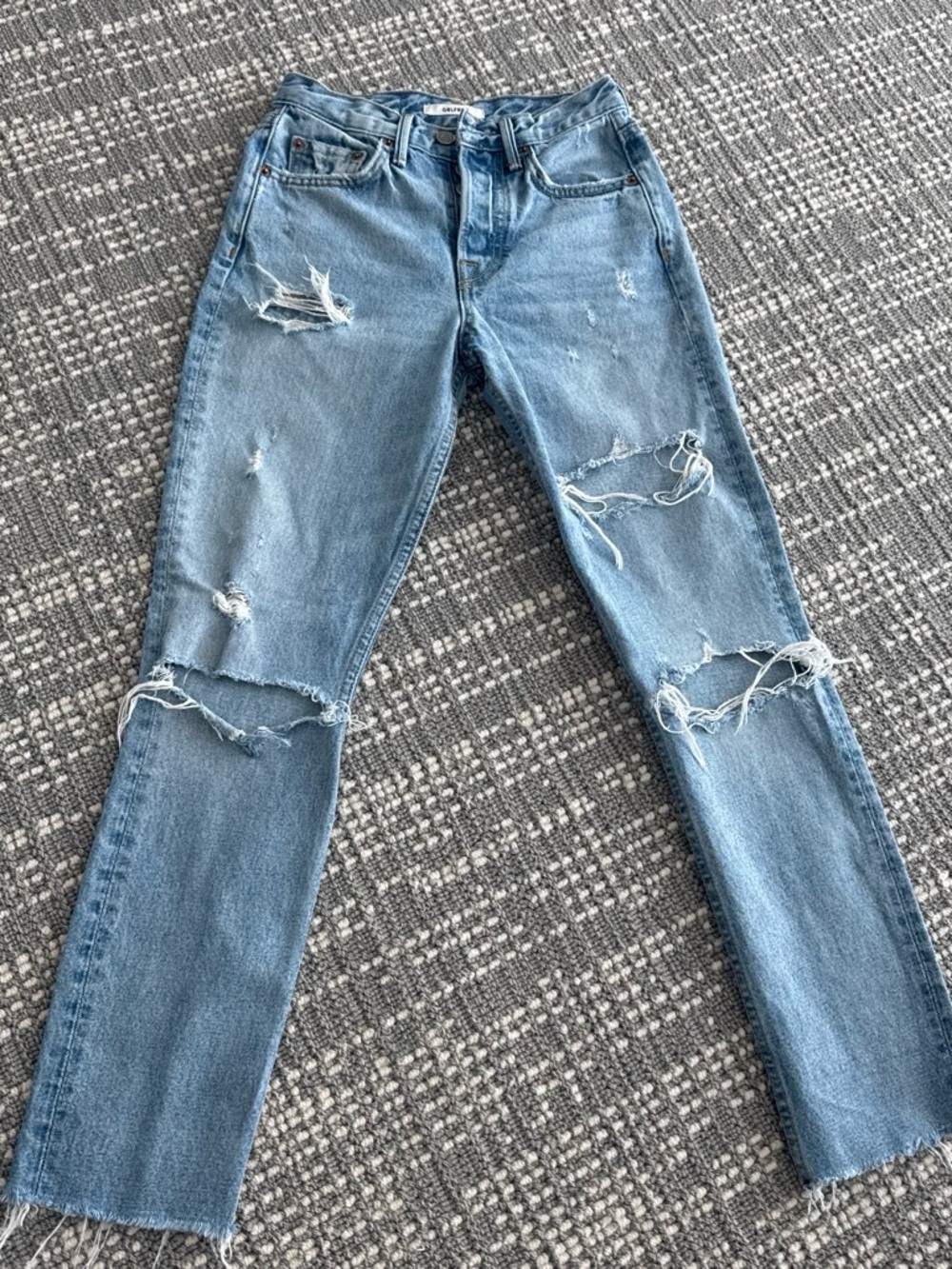 GRLFRND Light Blue Denim Jeans